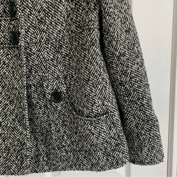 Garfield & Marks tweed chevron snap Blazer/Jacket Small - Picture 7 of 11